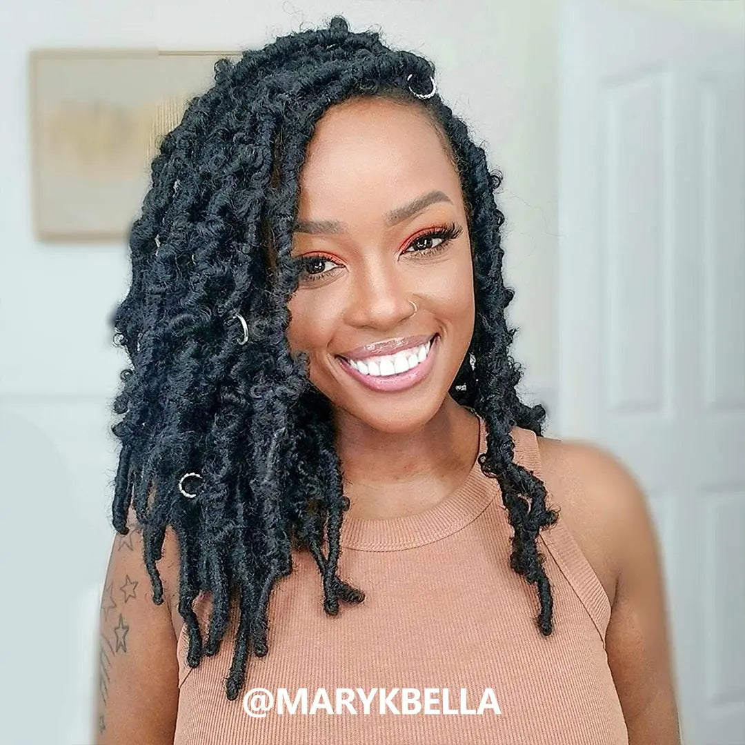 Toyotress Distressed Butterfly Locs Pre-twisted Distressed Synthetic Crochet Hair